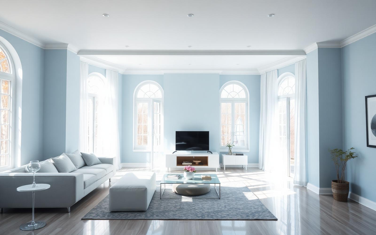 Spotless icy-clean living room by Deeper Clean